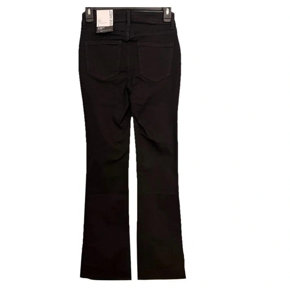 NWT Nine West Curvy High Rise Bootcut Jeans Sculpting Stretch size 0 New $50